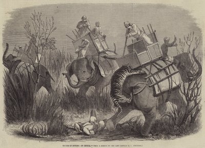 Caza de tigres en India de George Francklin Atkinson